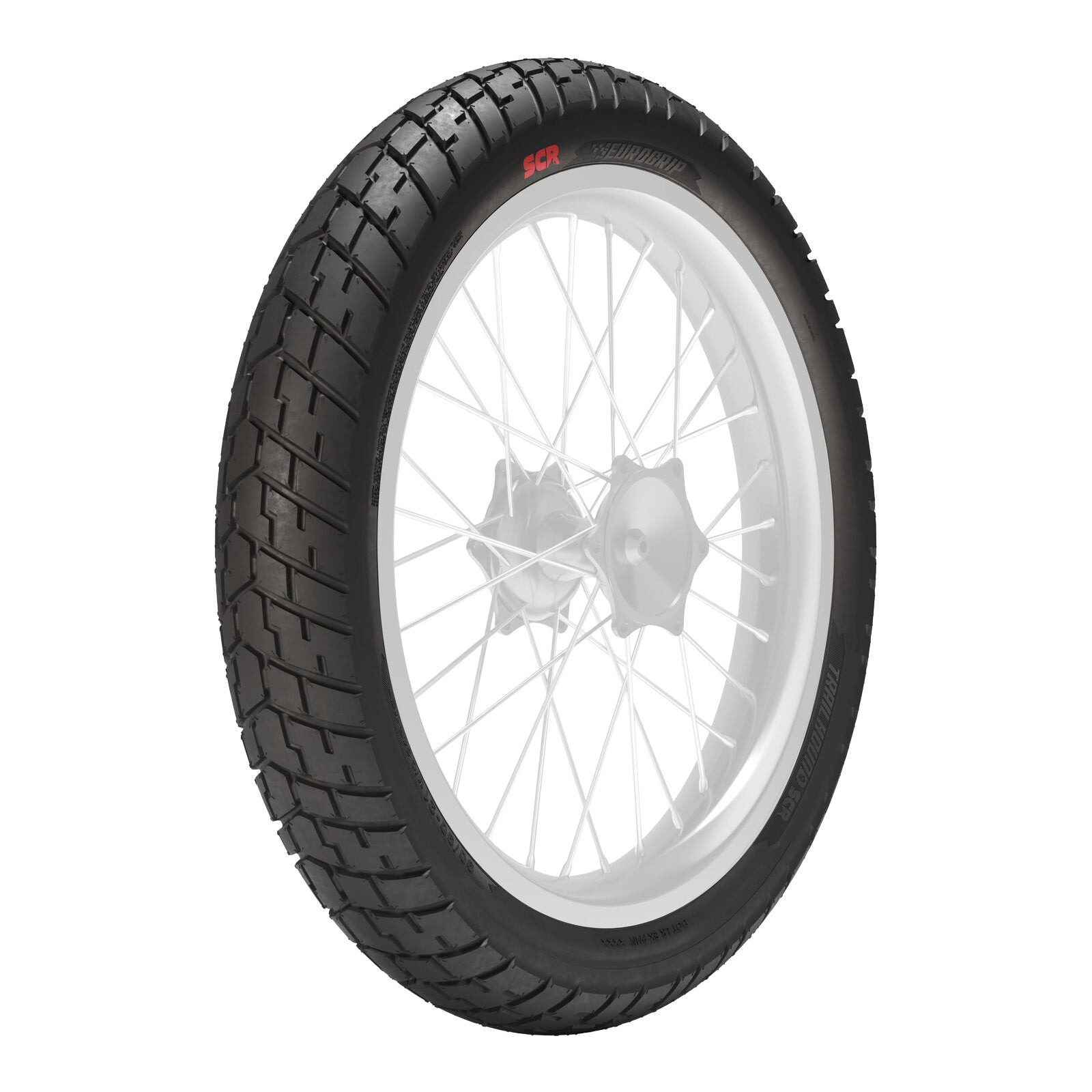 Eurogrip Trailhound SCR 120/90-17 Front Tubeless Tyre (64S Rating)