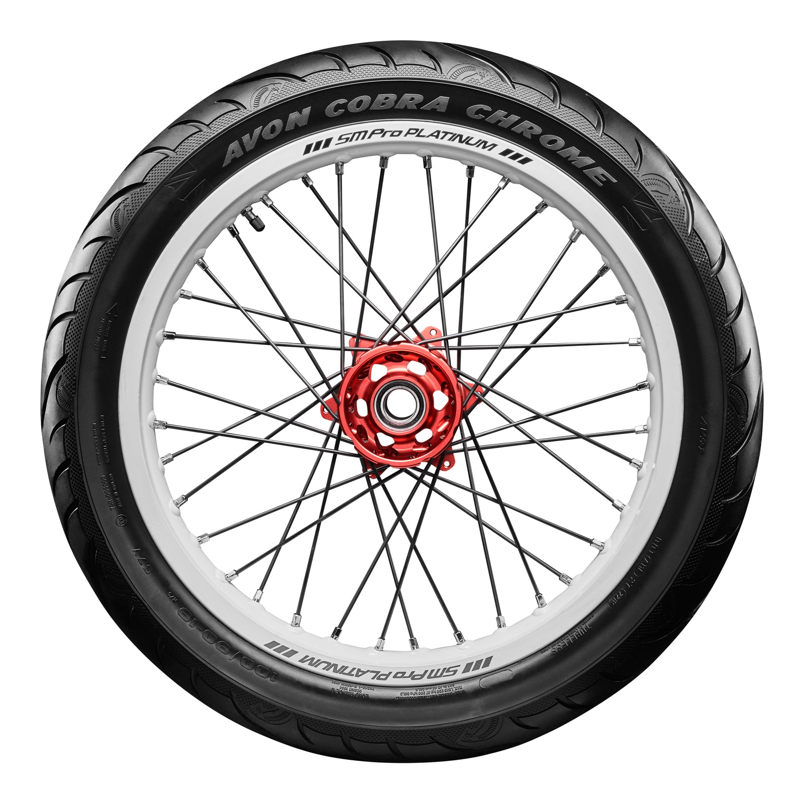 Avon Cobra Chrome 100/90-19 Front Tyre (57V Rating) AV91