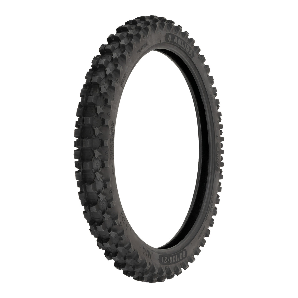 Anlida AM01 Tyre Set 80/100-21 Front & 100/100-18 Rear (NHS)