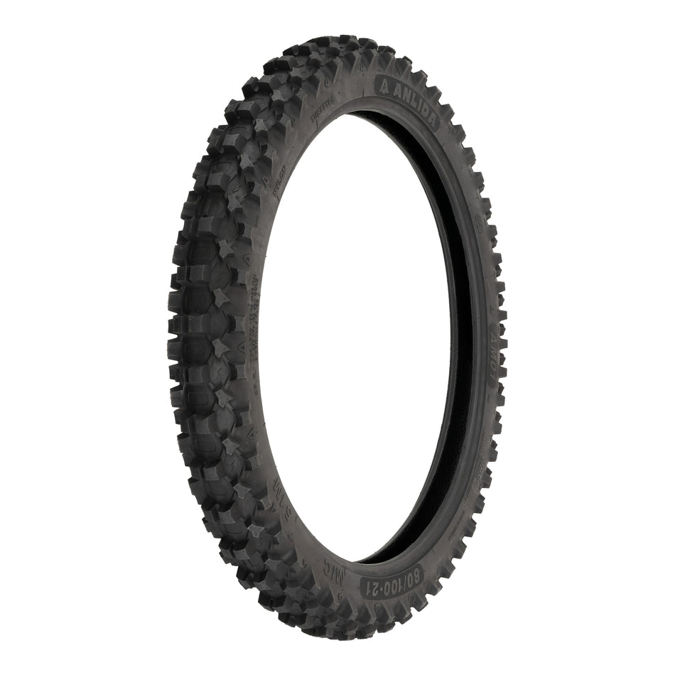Anlida AM01 Tyre Set 80/100-21 Front & 110/100-18 Rear (NHS)