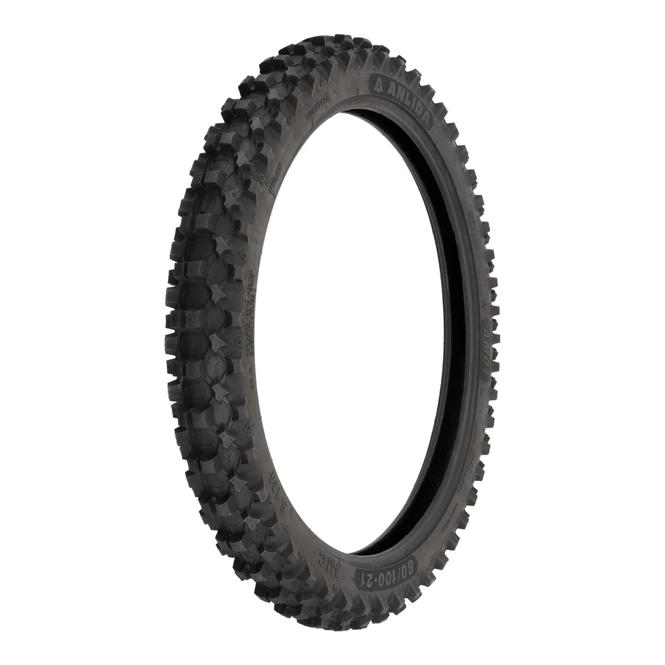 Anlida AM01 Tyre Set 80/100-21 Front & 120/80-19 Rear (NHS)