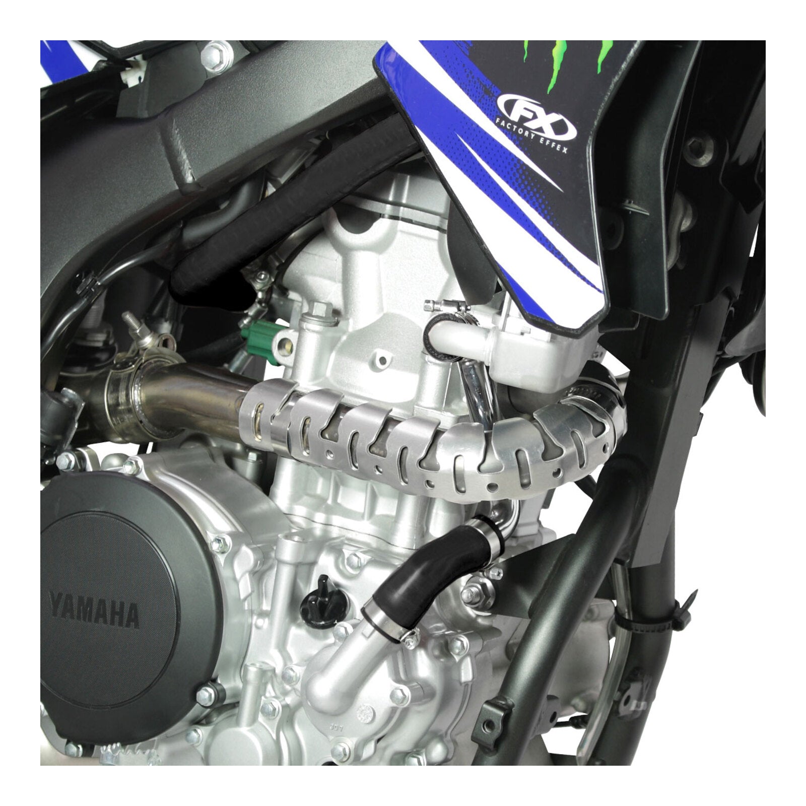 DRC 4-Stroke Universal Exhaust Pipe Guard - Titanium