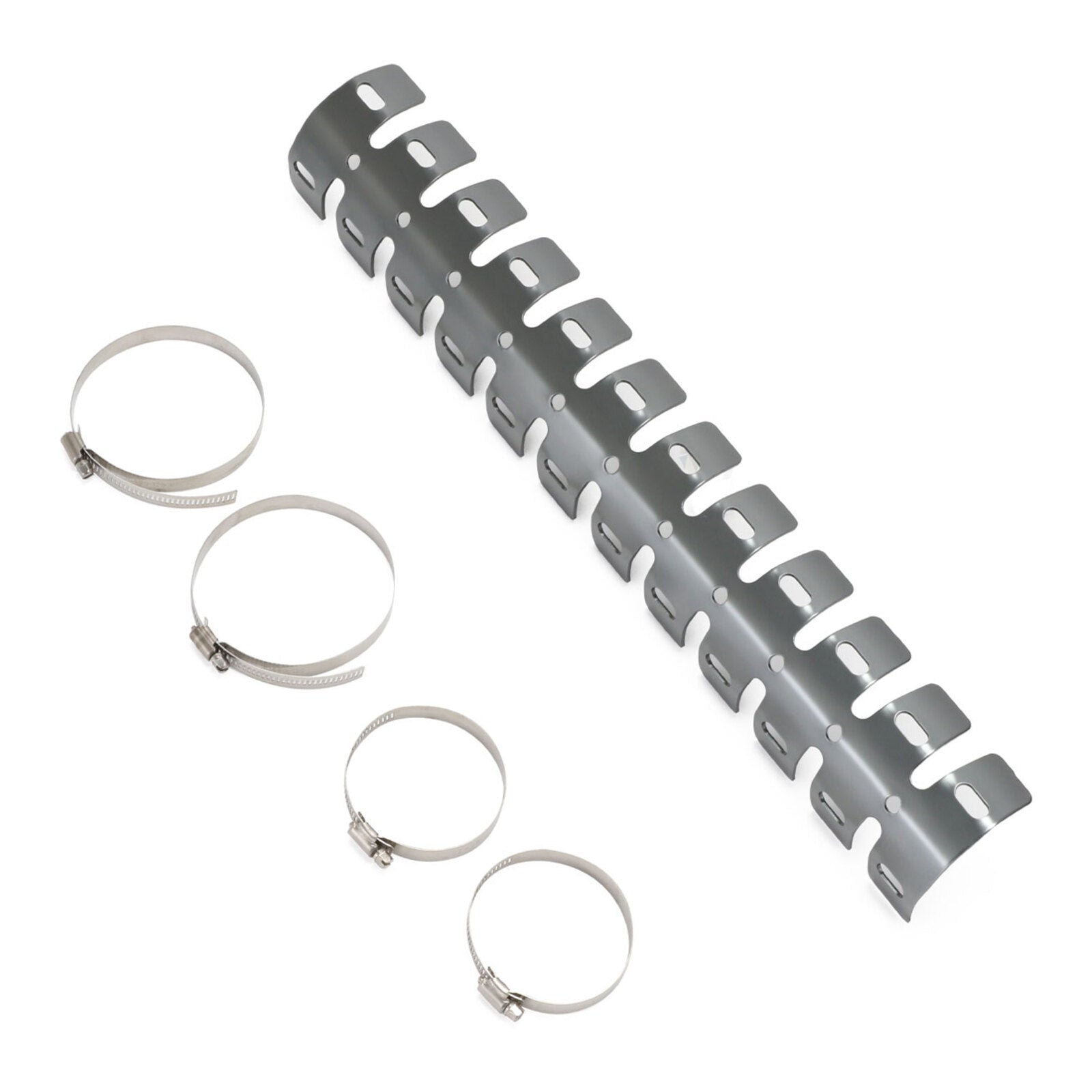 DRC 2-Stroke Universal Exhaust Pipe Guard - Titanium