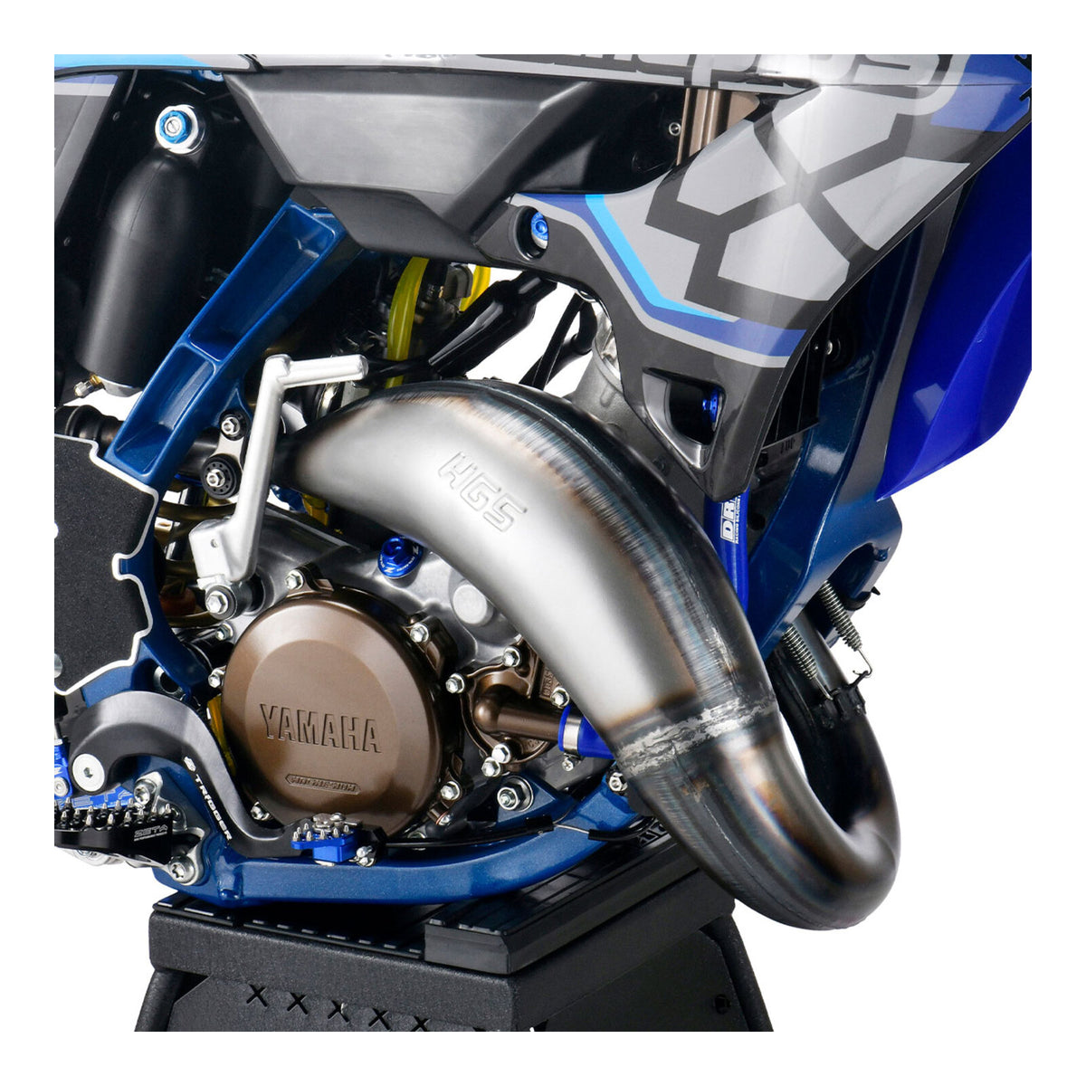DRC Radiator Hose Kit- Yamaha YZ250FX '15-'19, WR250F '15-'19 - Blue