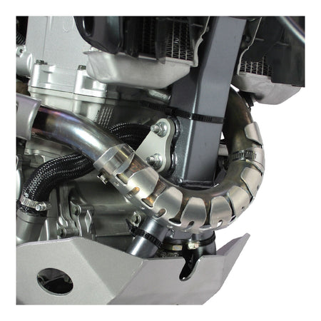 DRC 4-Stroke Universal Exhaust Pipe Guard - Titanium