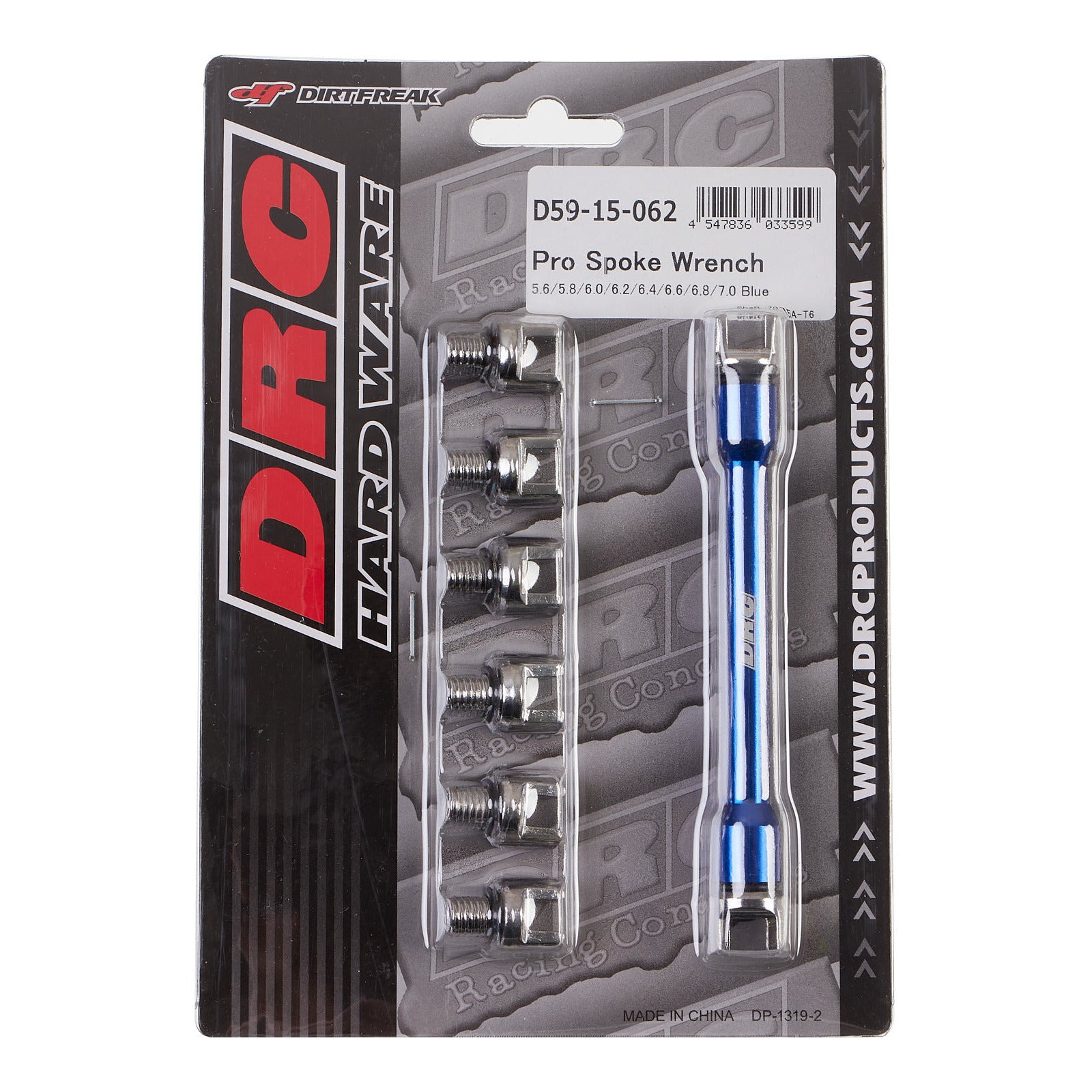 DRC Pro Spoke Wrench 5.6–7.0mm - Blue