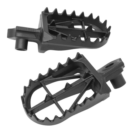 Zeta Wide Chromoly Mid Foot Pegs - Honda CRF1000L Africa Twin / XR400R / XR600R