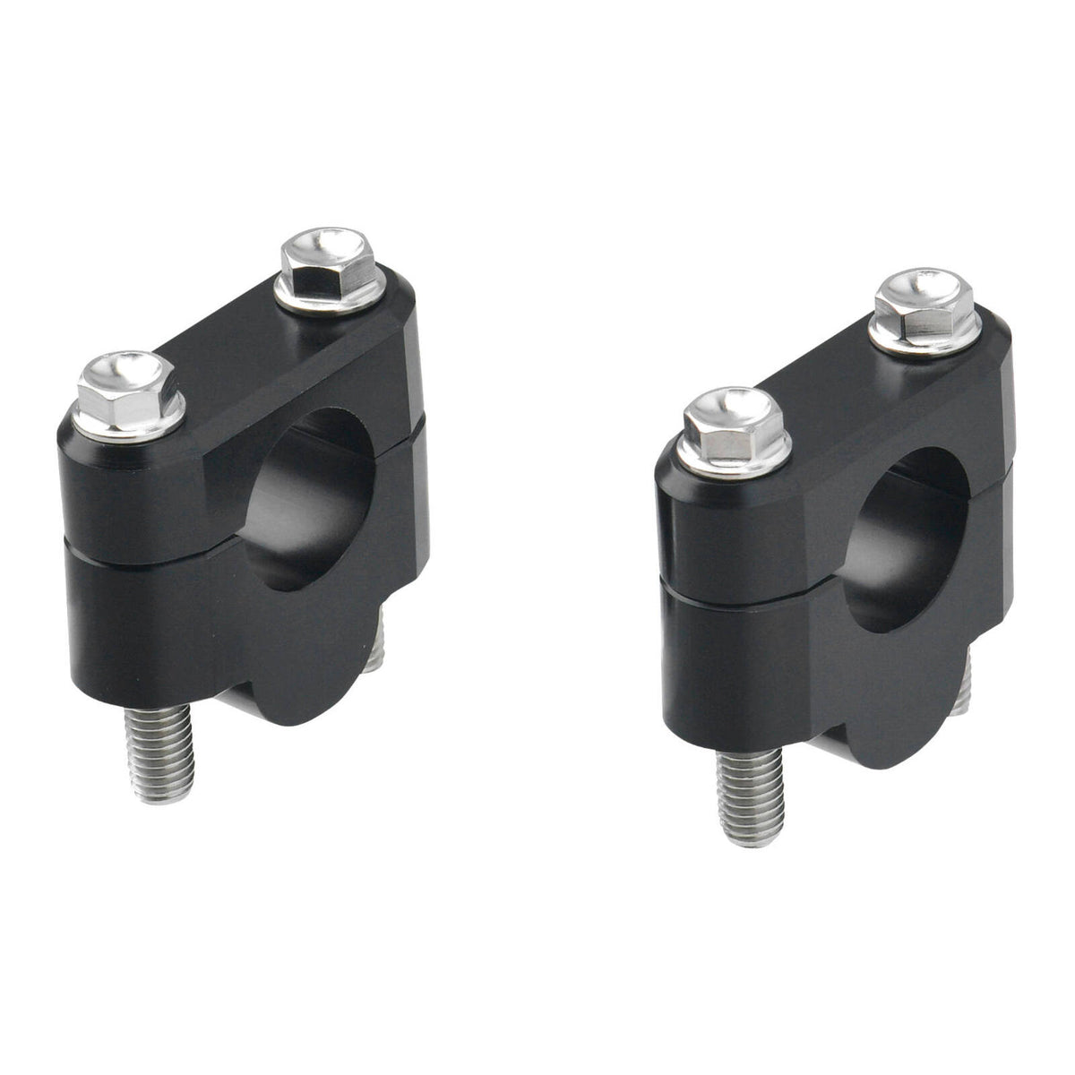 Zeta Handlebar Rise Kit 19mm Height - 22.2mm Bar - Black