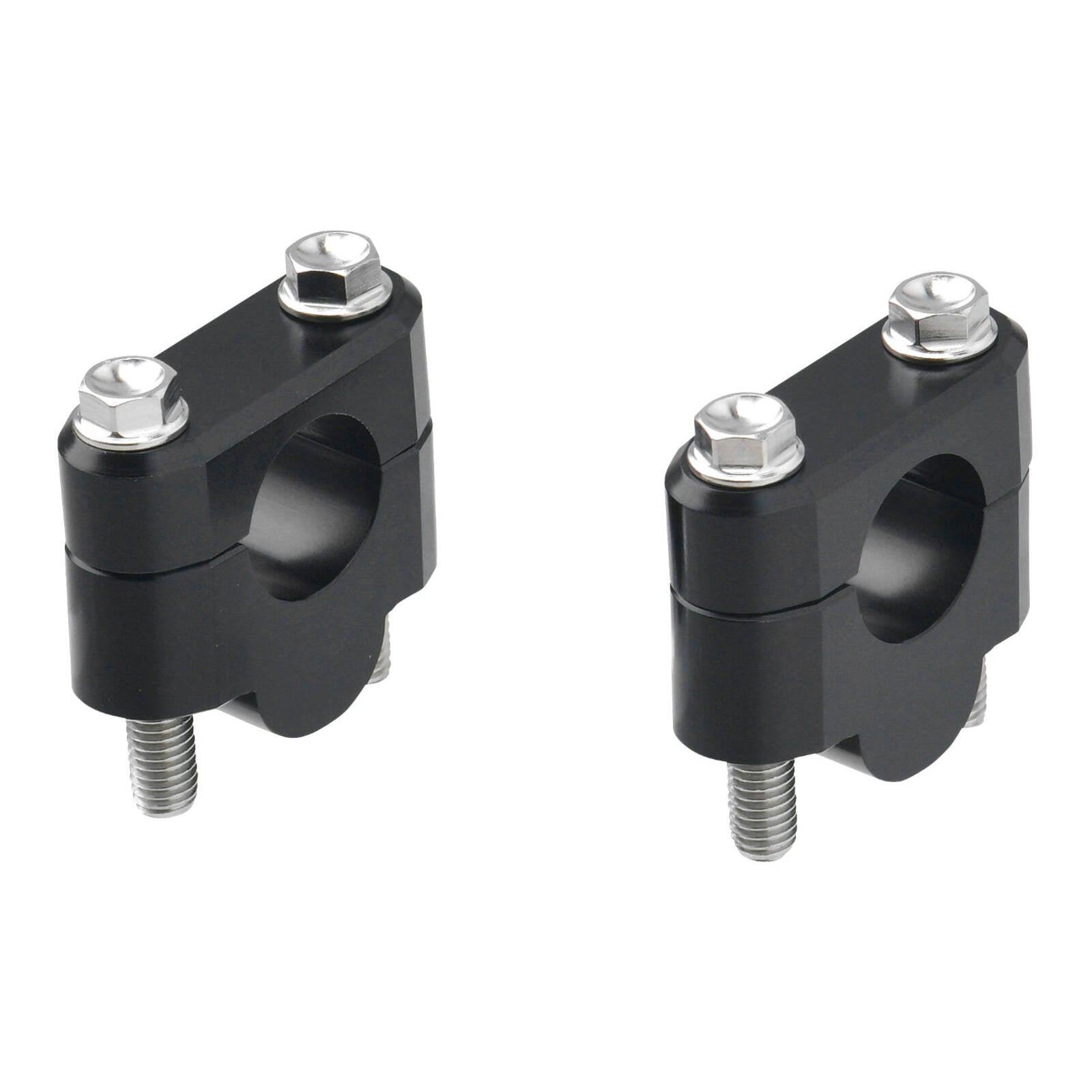 Zeta Handlebar Rise Kit 19mm Height - 22.2mm Bar - Black