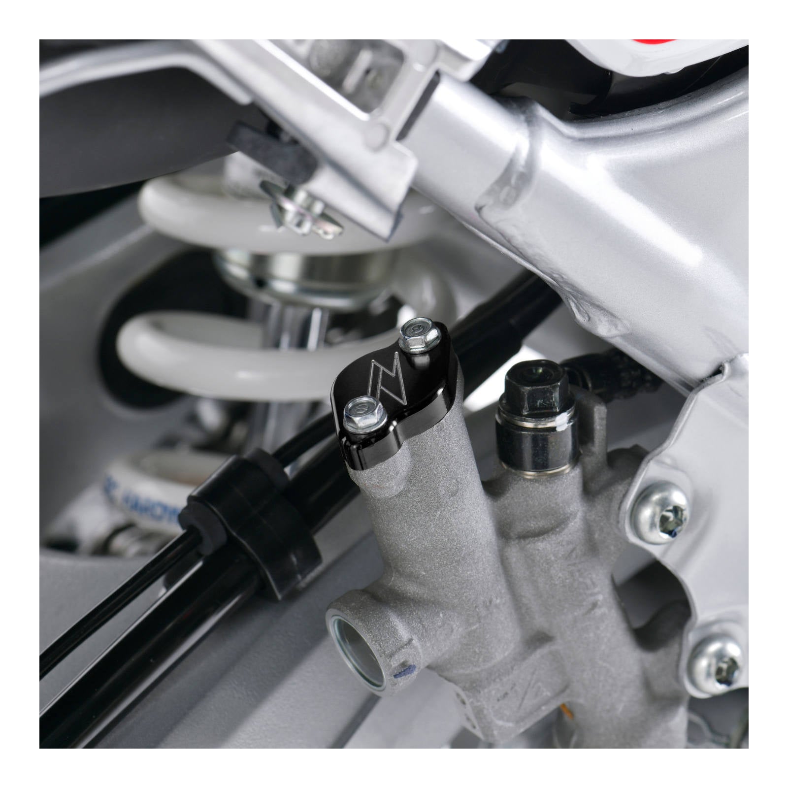 Zeta Rear Brake Reservoir Cover - Yamaha YZ / YZF, WRF, WR250R / WR250X - Black