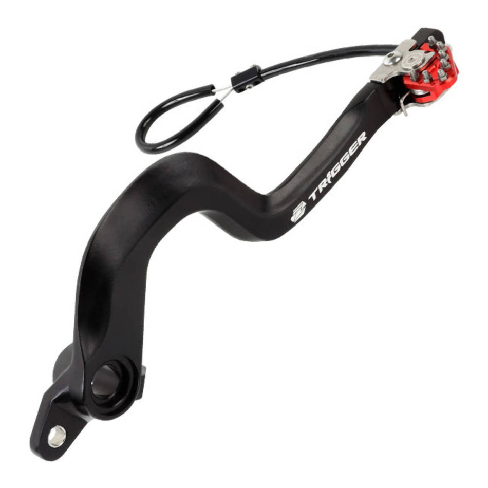 Zeta Trigger Brake Pedal - Suzuki DR-Z400 / DR-Z400SM - Red