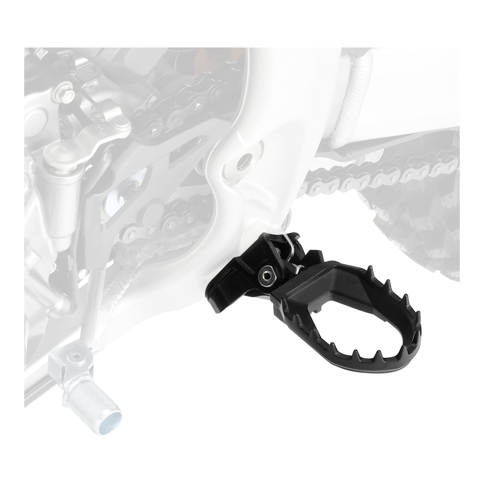 Zeta Max Foot Pegs - Honda CRF250R - Black