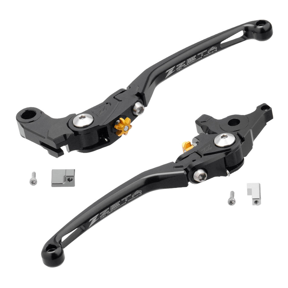 Zeta Pilot Lever Set- Yamaha MT-09/MT-07 '14- - Black