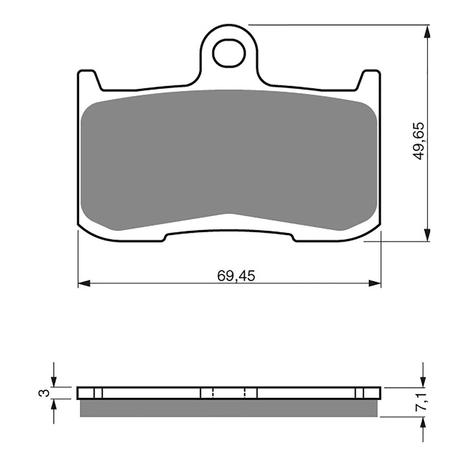 GOLDfren Brake Pads Sintered Sports GF207 - S3 ( PH307 )