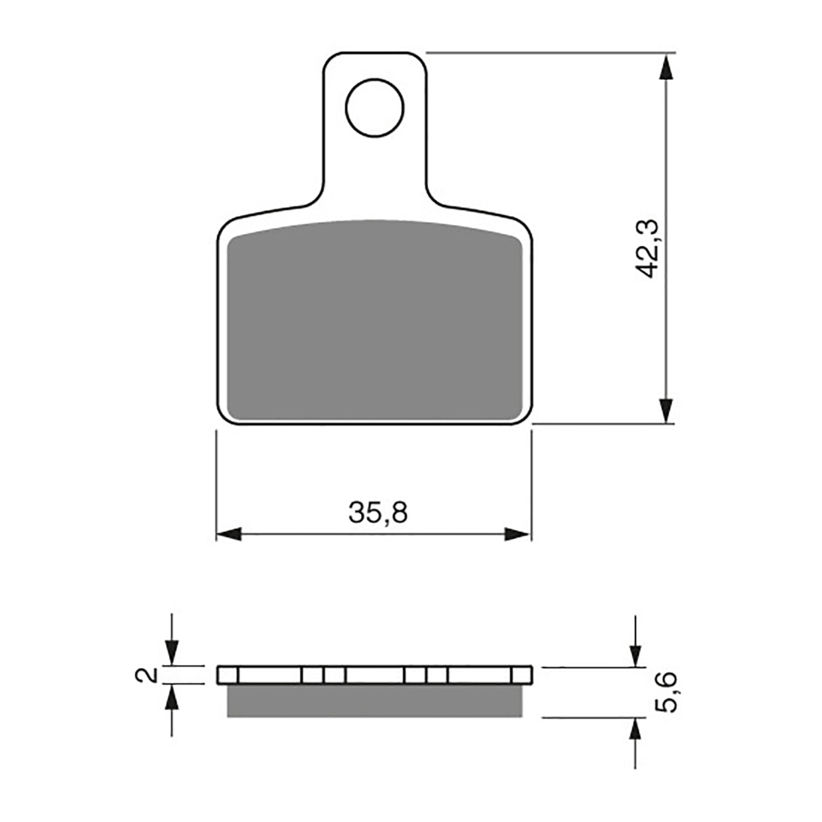 GOLDfren Brake Pads GF282 - K5