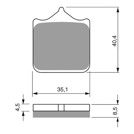 GOLDfren Brake Pads GF304 - S33