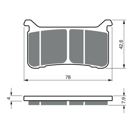GOLDfren Brake Pads GF386 - S33