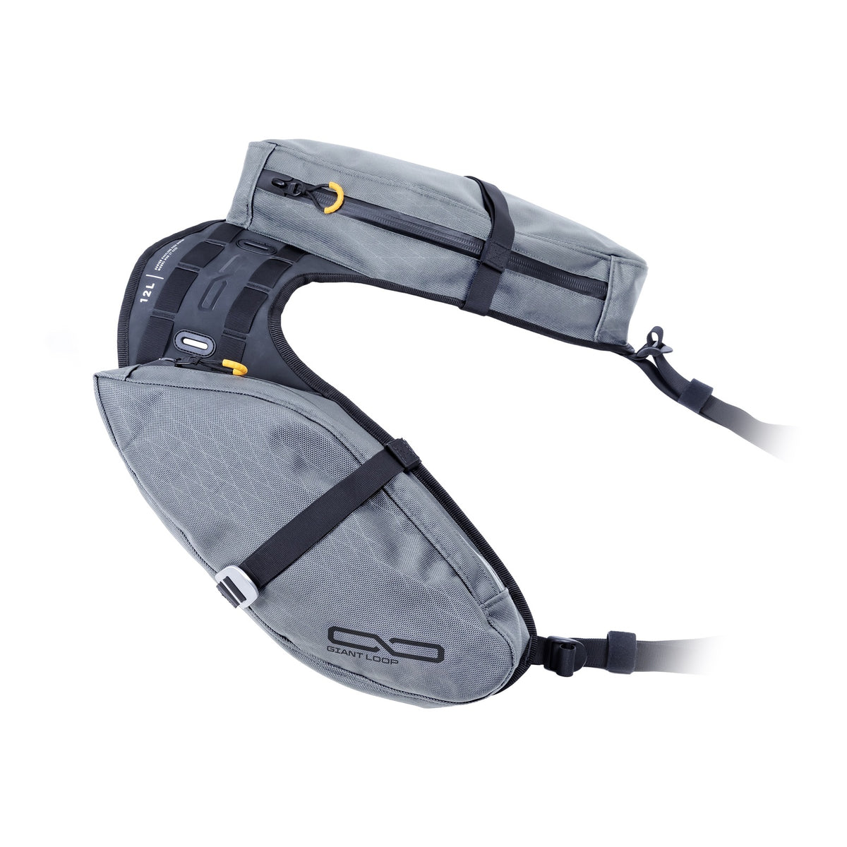 Giant Loop Mojavi Zip Saddlebags - Grey '26