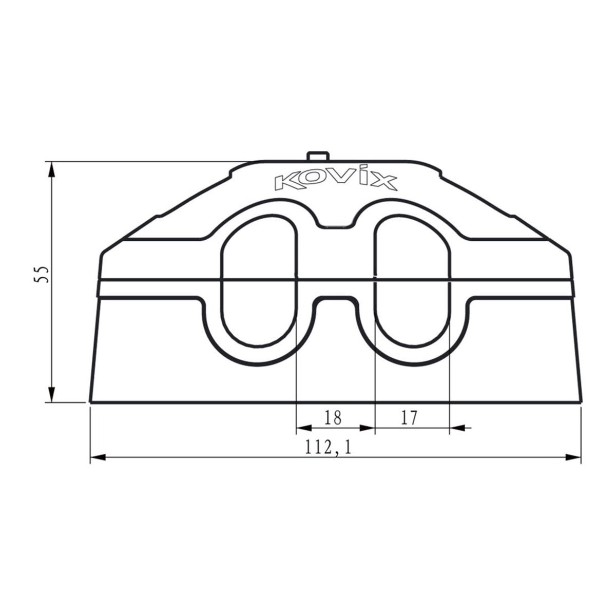 Kovix Floor Anchor Black
