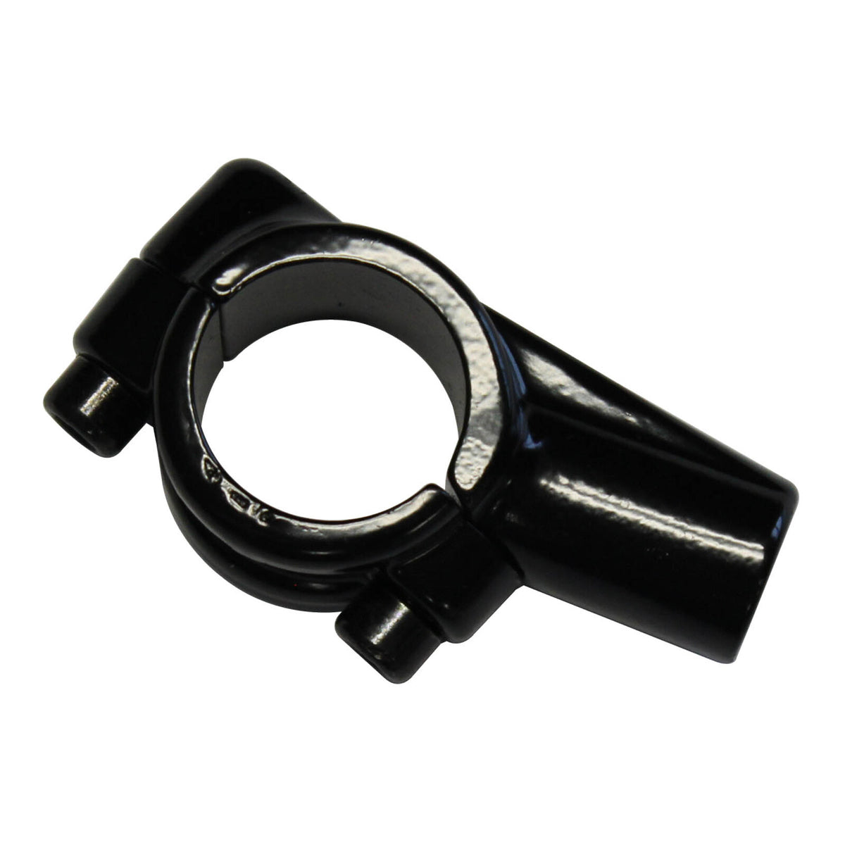 Whites Left Bracket 2-piece (Mirror Mount Only) - Black, for 10mm mirrors