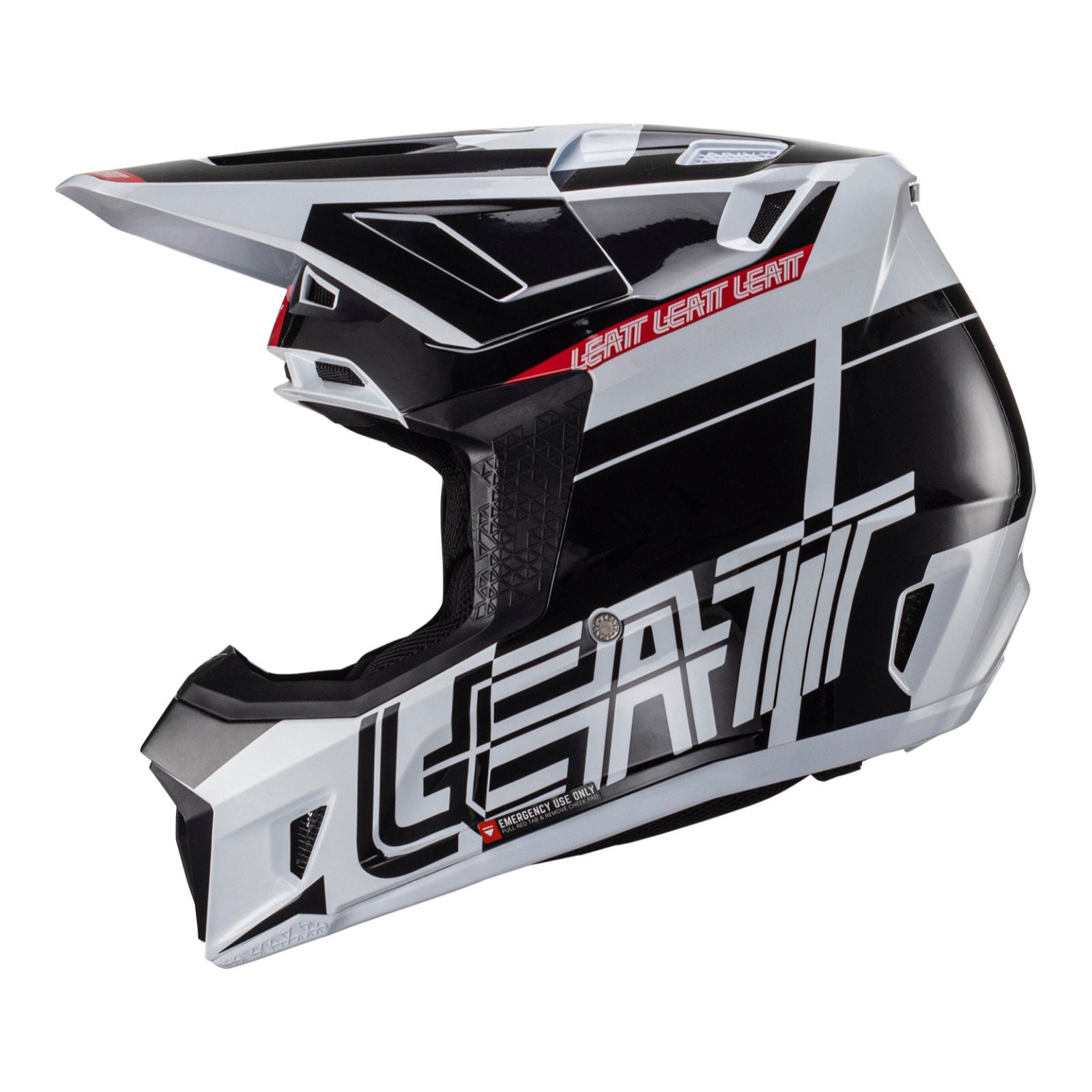 Leatt 7.5 Helmet Kit - Black / White