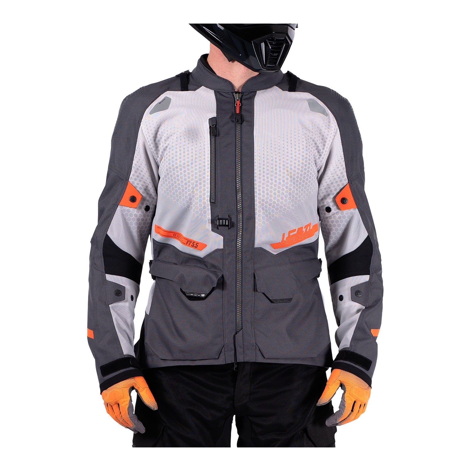 Leatt 5.5 ADV FlowTour Jacket - Iron
