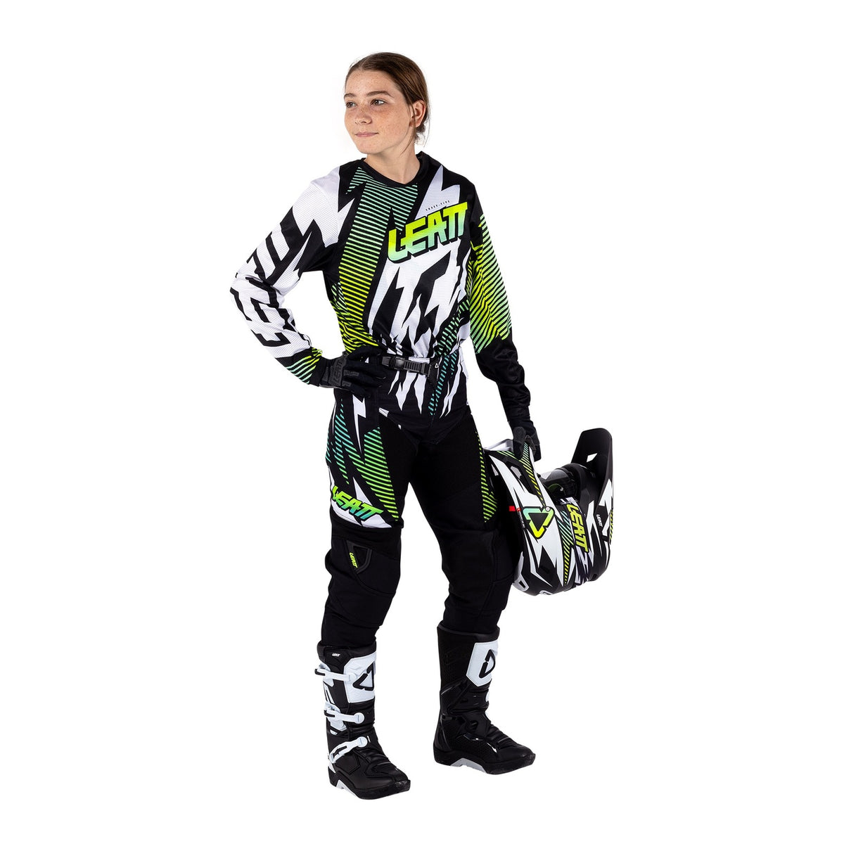 Leatt 3.5 Junior Ride Kit - Storm Teal