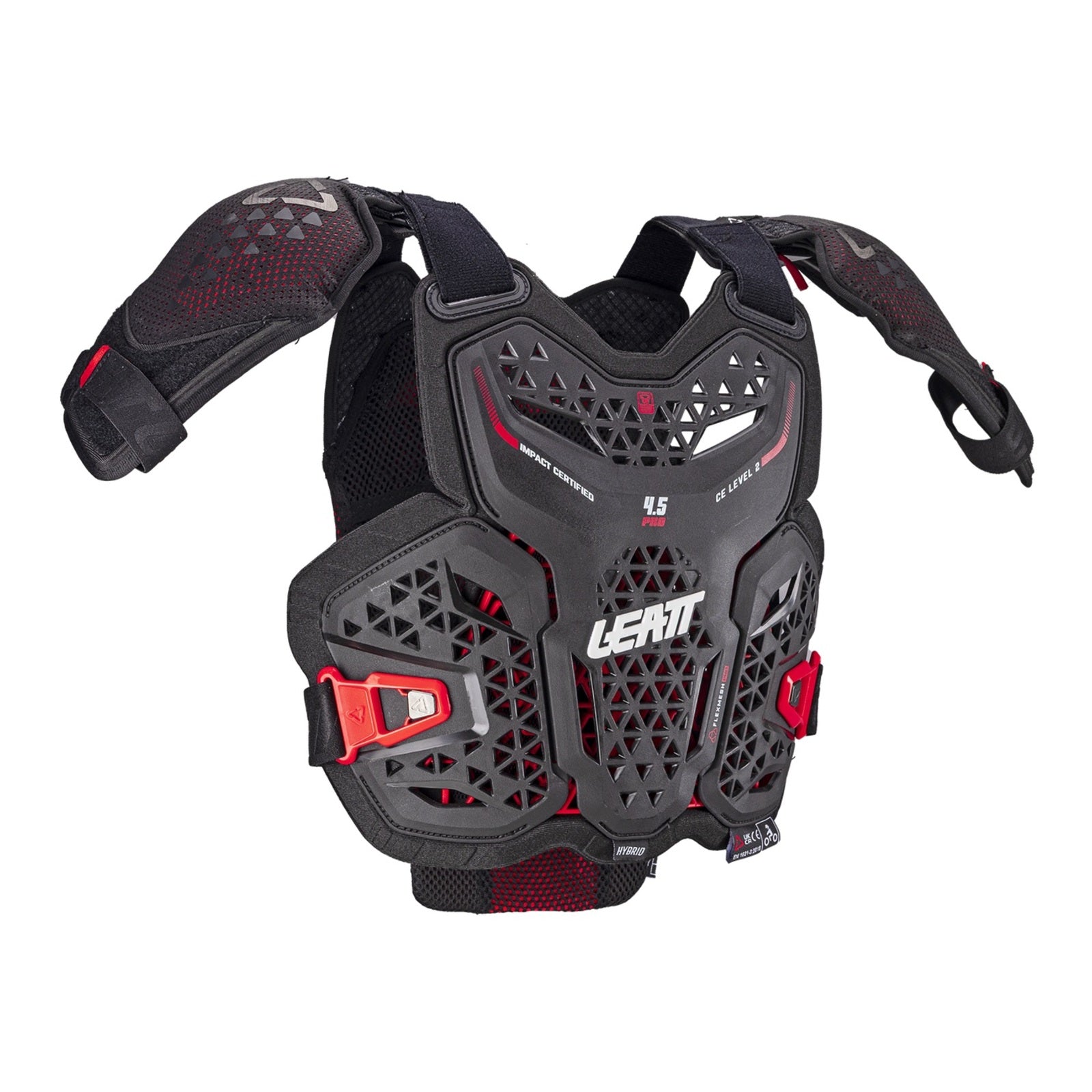 Leatt 4.5 Hybrid Pro Junior Chest Protector - Black