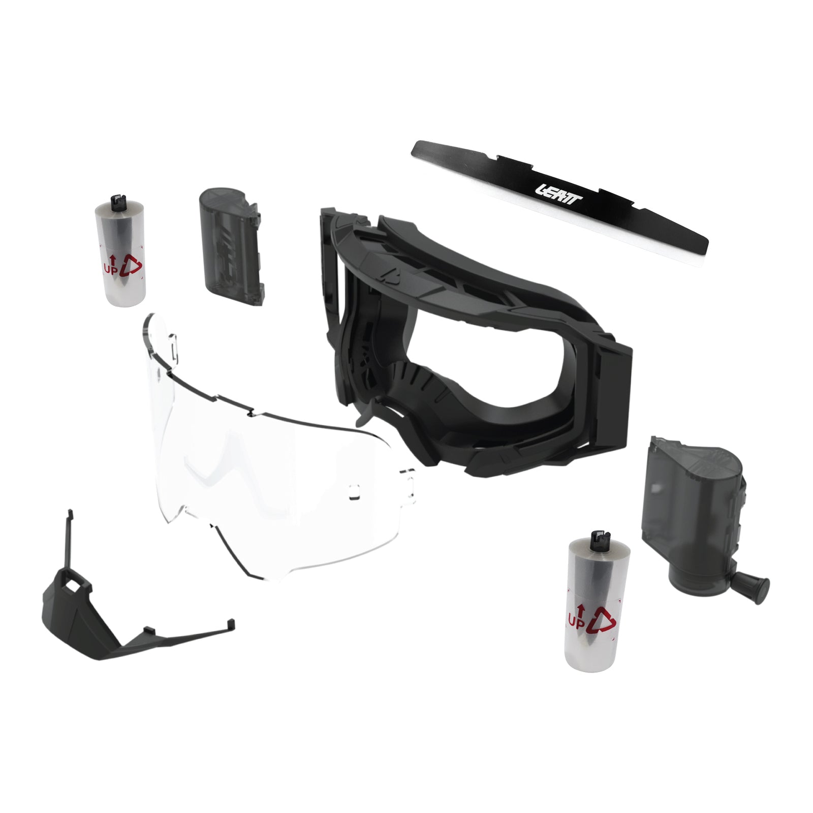 Leatt 5.5 Velocity Goggle Roll-off - Purple / Clear 83%