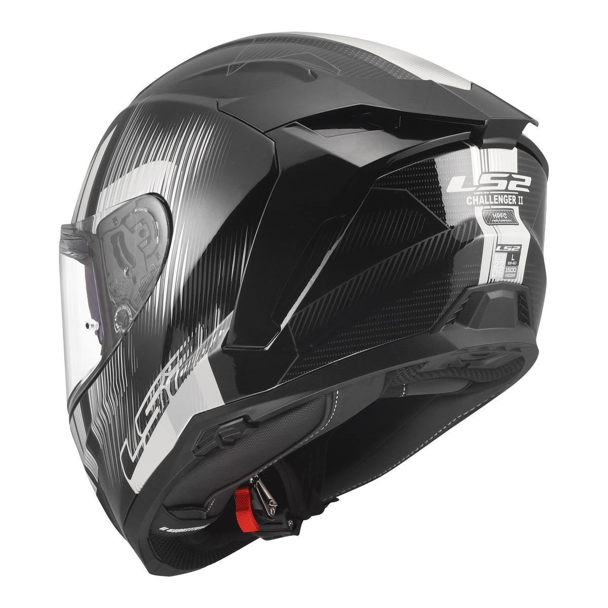 LS2 FF817 Challenger II Nitro Helmet - Black / Grey