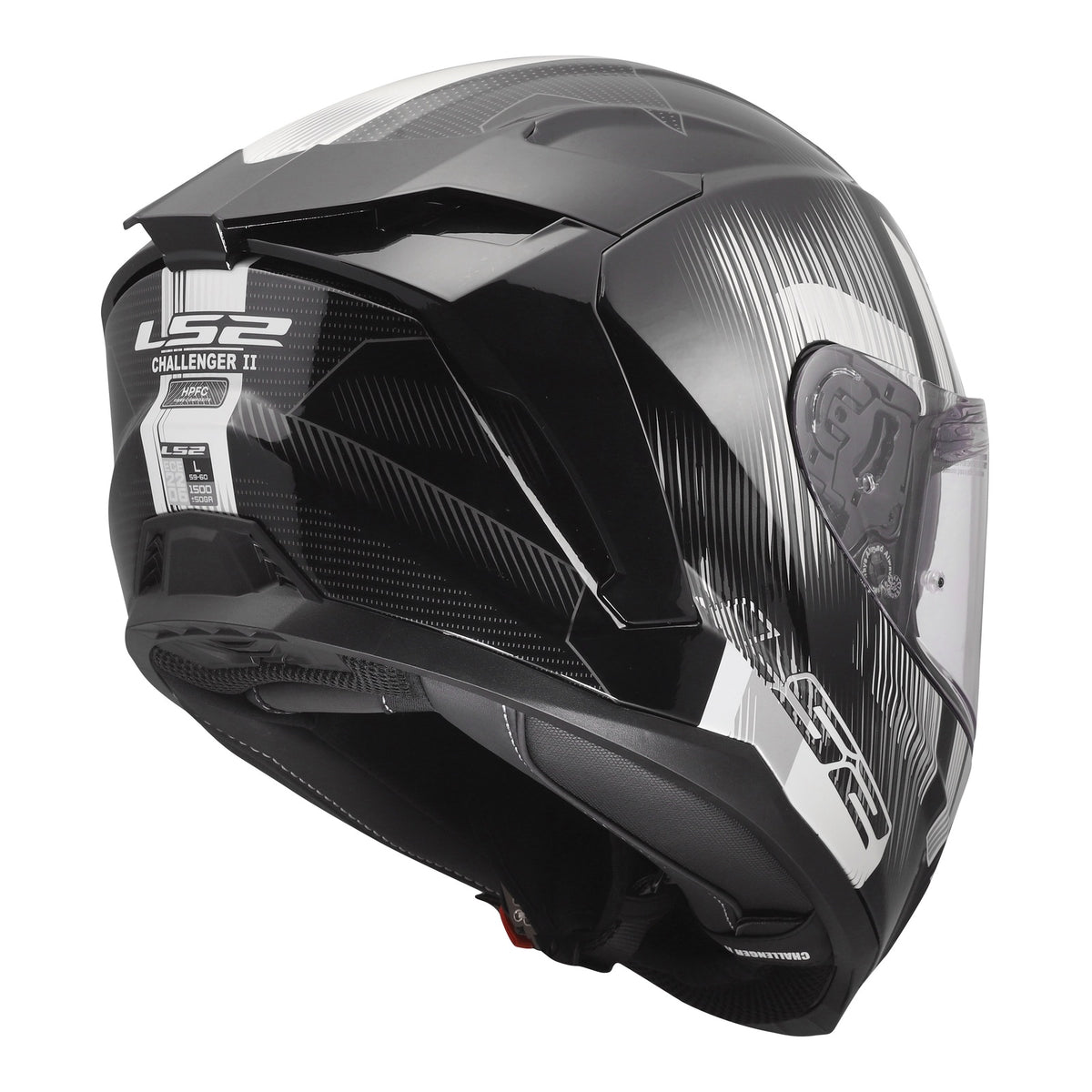 LS2 FF817 Challenger II Nitro Helmet - Black / Grey