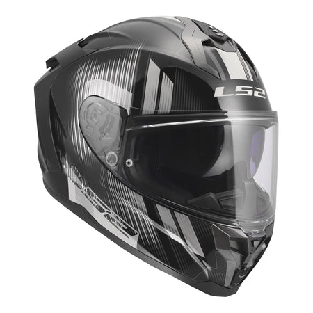 LS2 FF817 Challenger II Nitro Helmet - Black / Grey