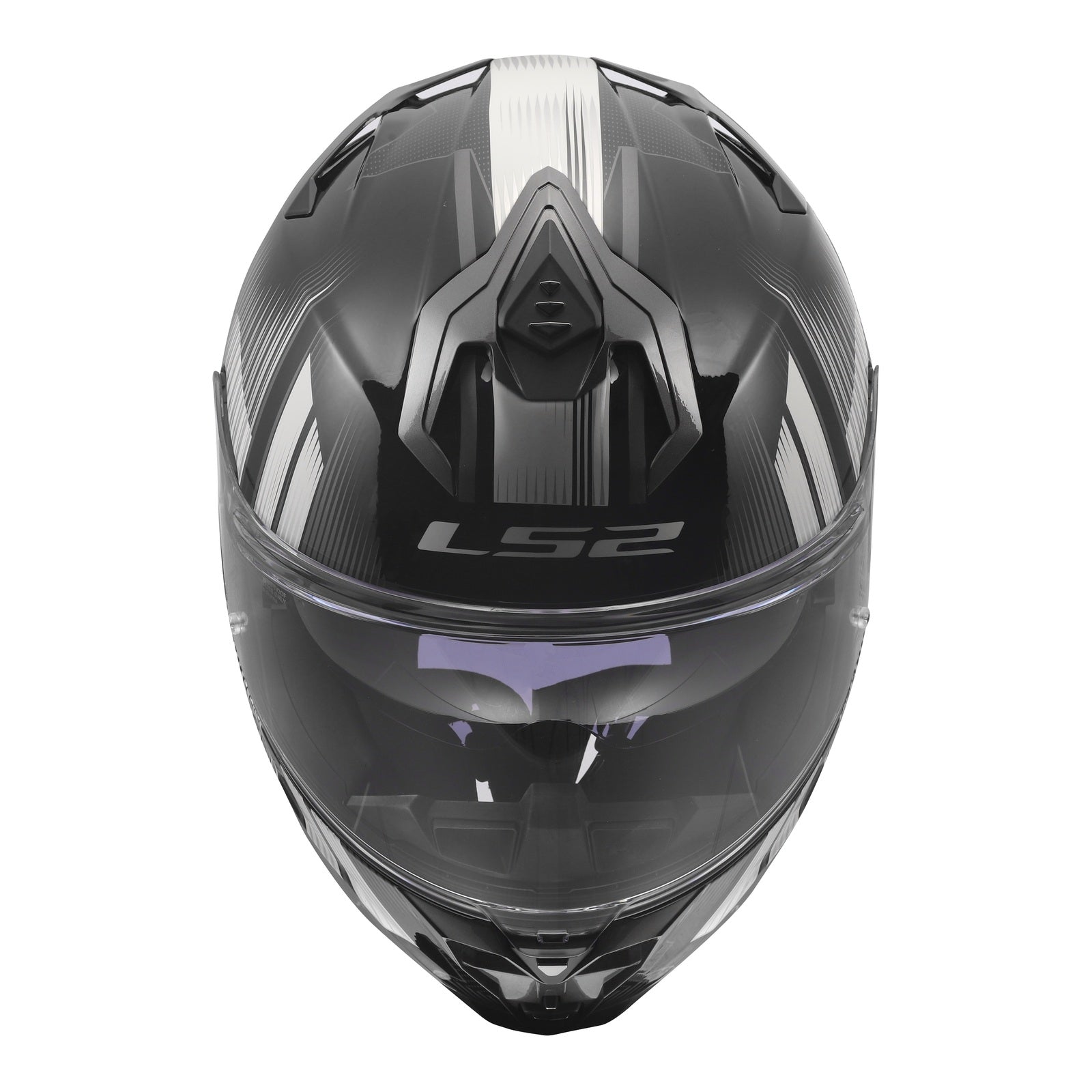 LS2 FF817 Challenger II Nitro Helmet - Black / Grey