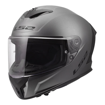 LS2 FF820 Rapid III Solid Helmet - Matte Titanium