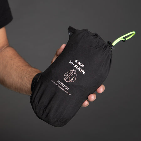 LS2 X-Rain Jacket - Black / Hi-Vis Yellow