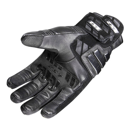 LS2 Octane Men's Leather Gloves - Black