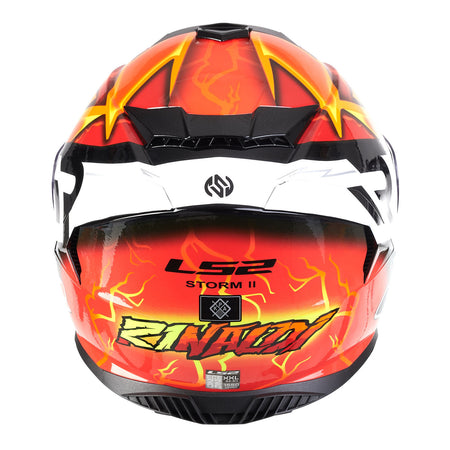 LS2 FF800 Storm II Replica Rinaldi Helmet - Orange 06