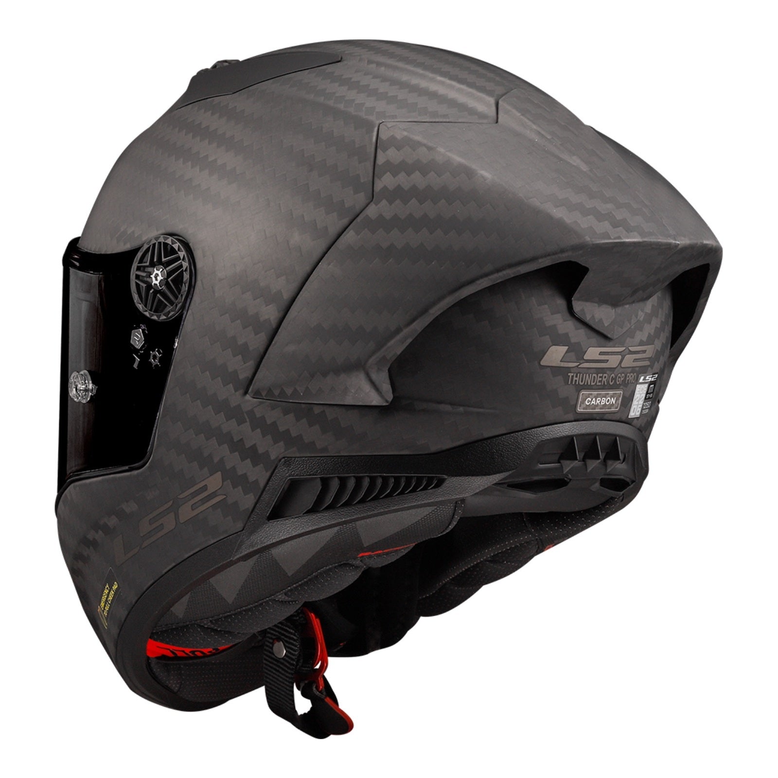 LS2 FF805 Thunder GP Pro (FIM) Helmet - Matte Black 06