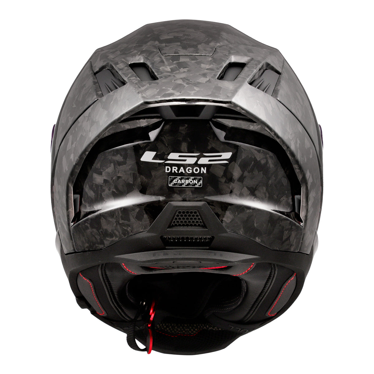 LS2 FF807 Dragon Forged Helmet - Gloss Carbon 06