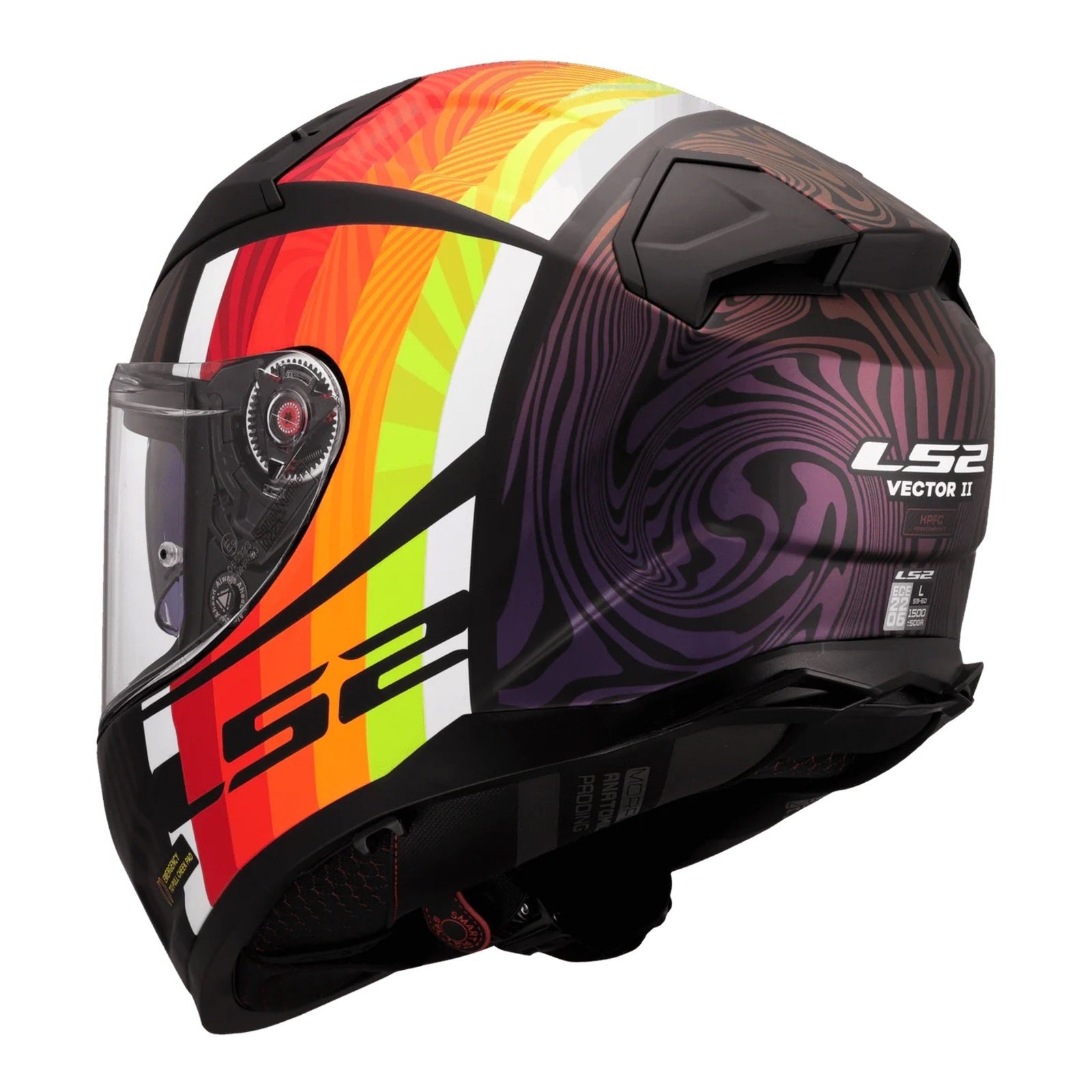 LS2 FF811 Vector II Freedom Helmet - Matte Black / Chameleon