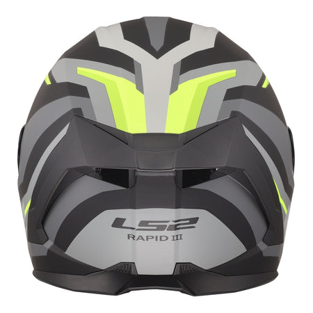 LS2 FF820 Rapid III Hyper Helmet - Black / Hi-Vis Yellow