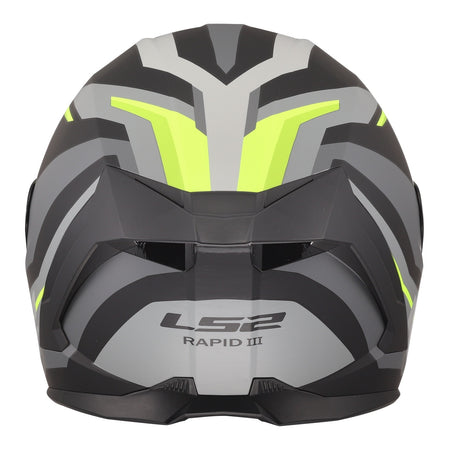 LS2 FF820 Rapid III Hyper Helmet - Black / Hi-Vis Yellow
