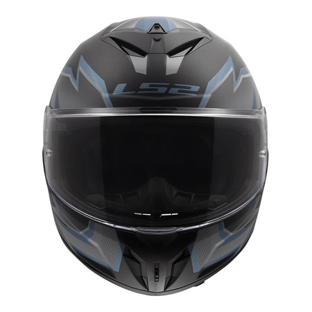 LS2 FF820 Rapid III Xtrem Helmet - Black / Blue Petrol