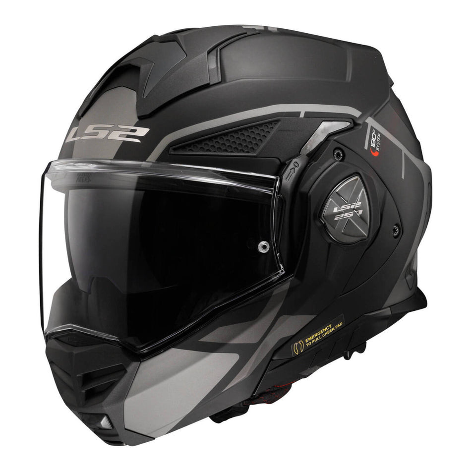 LS2 ff901 Advant X Metryk Helmet - Matte Titanium