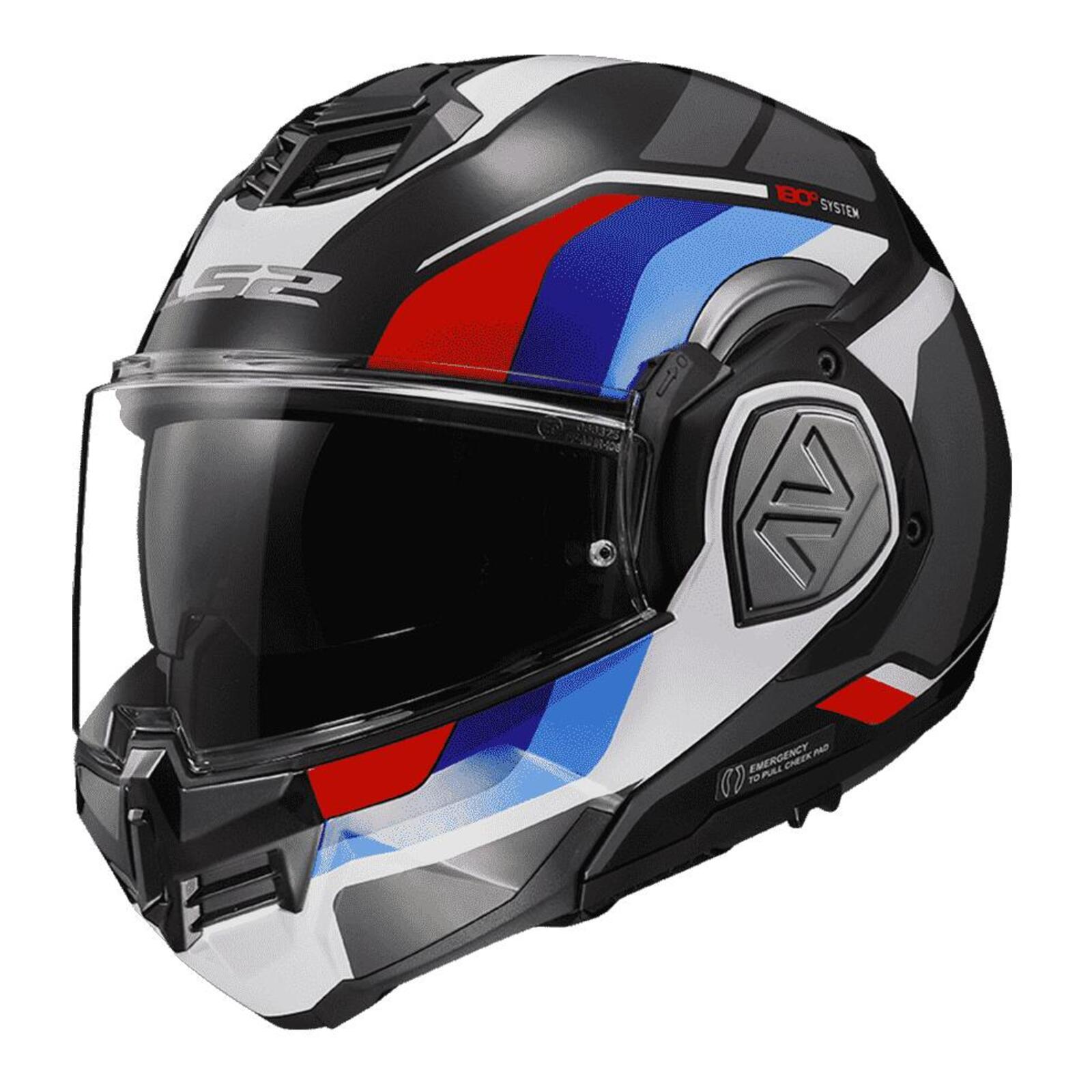 LS2 FF906 Advant Sport Helmet - Black / Blue / Red 06