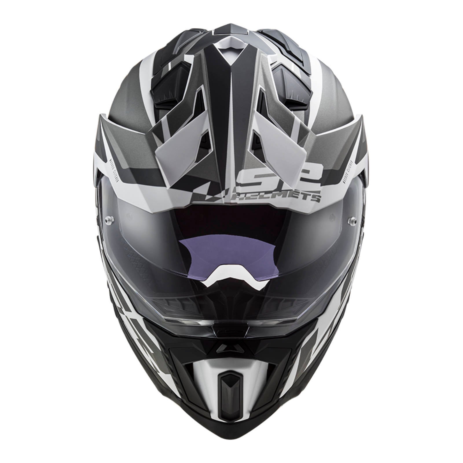 LS2 MX701 Explorer Alter HPFC Helmet - Matte Black / White 06