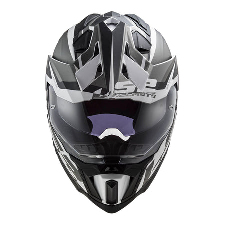 LS2 MX701 Explorer Alter HPFC Helmet - Matte Black / White 06