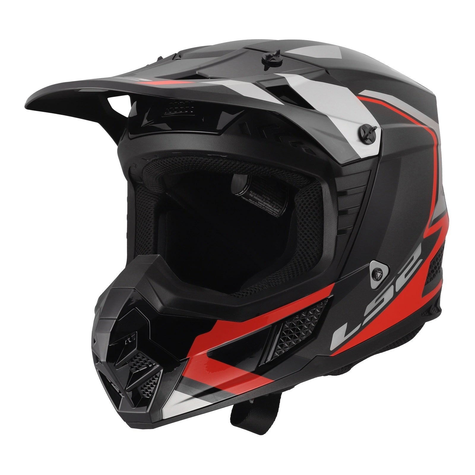 LS2 MX706 COZ Frontier II Helmet - Red / Black / Titanium