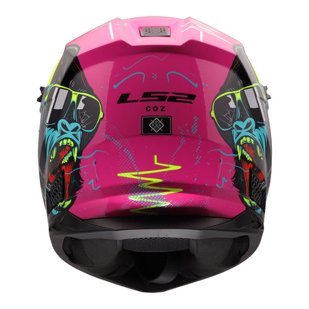 LS2 MX706J COZ Gorilla Helmet - Gloss Purple