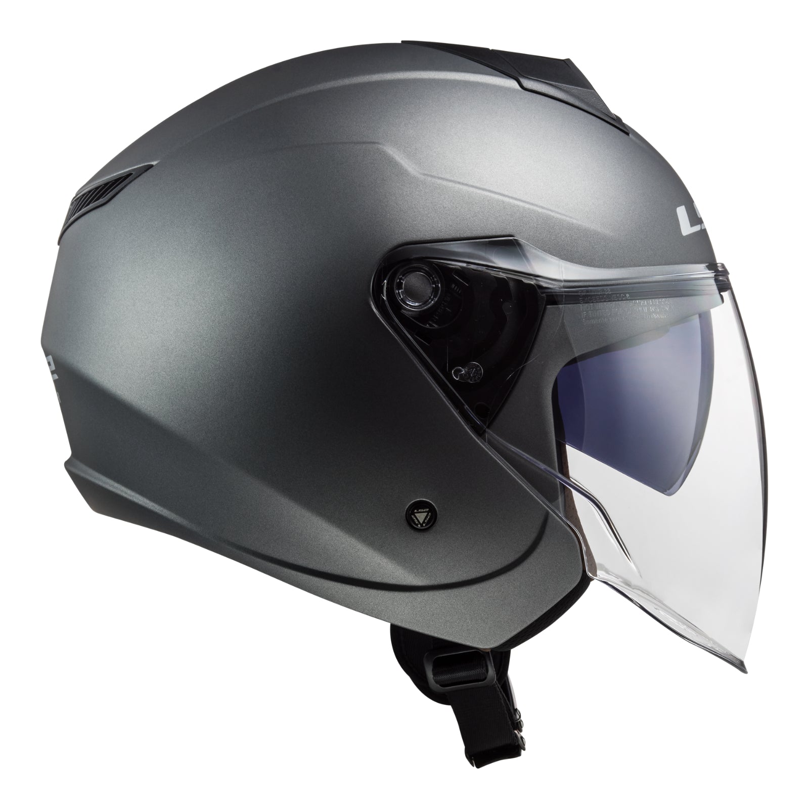 LS2 OF573 Twister II Single Mono Helmet - Matte Titanium